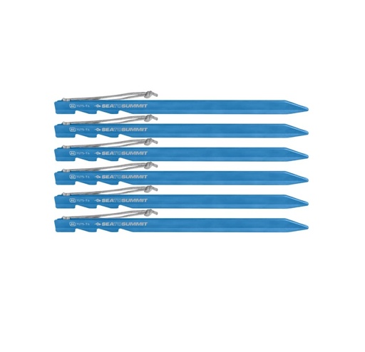 [ATS0085-00120201] Ground Control Light Guy Tent Peg 6 Pack Blue