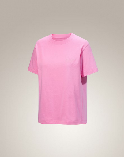Women's Kragg Cotton Little Bird Crew SS Pineberry