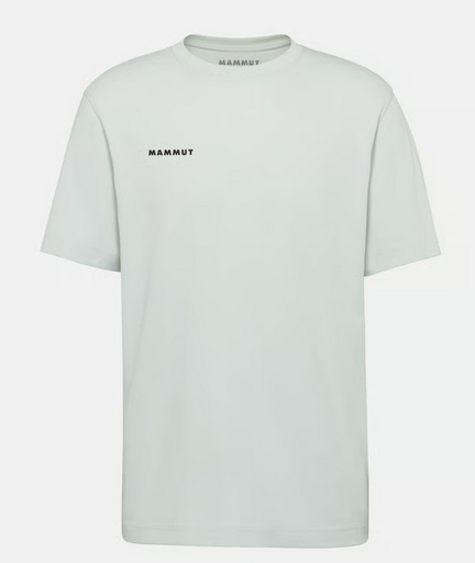 Mammut Base T-Shirt Men Mini Logo Silver Sage