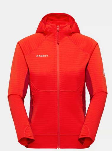 Taiss ML Hooded Jacket Women Mammut Red/Dark Mammut Red