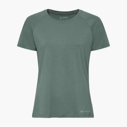 Essential Wool T-Shirt Dames Agave