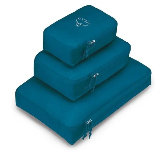 [10004918] Ultralight Packing Cube Set Waterfront Blue