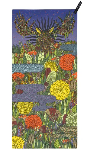 [13873] Personal Towel Body | 64 x 137 cm Mystic Moose Print