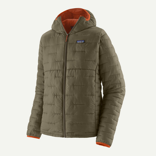 Men's Micro Puff Hoody Basin Green