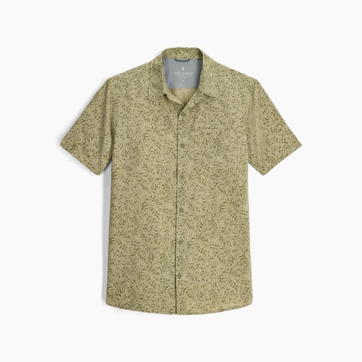 Men's Amp Lite II S/S Olive Frond Pt