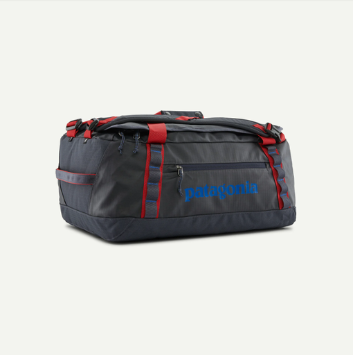 [49339-SMRE-ALL] Black Hole Duffel 40L Smolder Blue w/Amanita Red