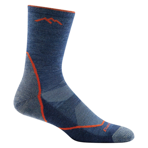 Men's Light Hiker Micro Crew Lightweight With Cushion Denim