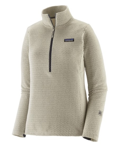 Women's R1 Air Zip Neck Wool White