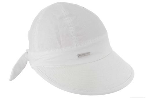 [053970 0017 one size] Chambray Fabric Cap 53970-0 White