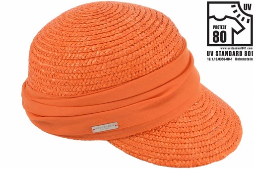 Wheat Braid Cap 54968-0 Orange