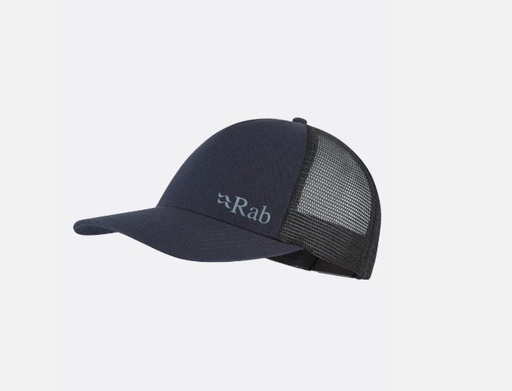 [QAB-60-ANT-ONE] Trucker Logo Cap Anthracite