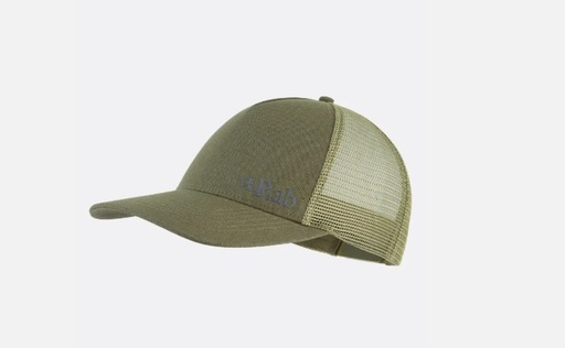 [QAB-60-LKH-ONE] Trucker Logo Cap Light Khaki
