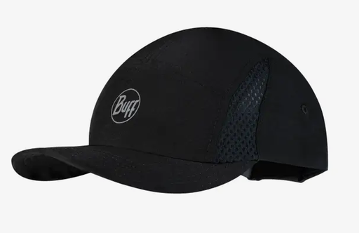 5 Panel Go Cap Solid Black