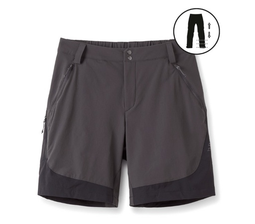 Women's Mountain Shorts 8" Inseam Anthracite/Black