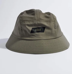 Feather Bucket Hat Taupe