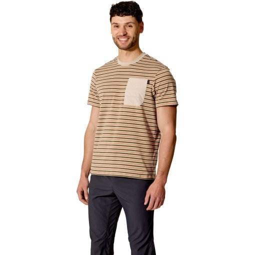 Men's Rivelin Stripe Pocket Tee Pebble Stripe