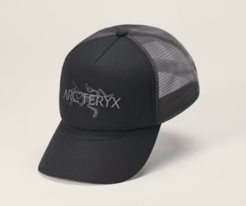 [X000006120001 NA] Bird Trucker Curved Black