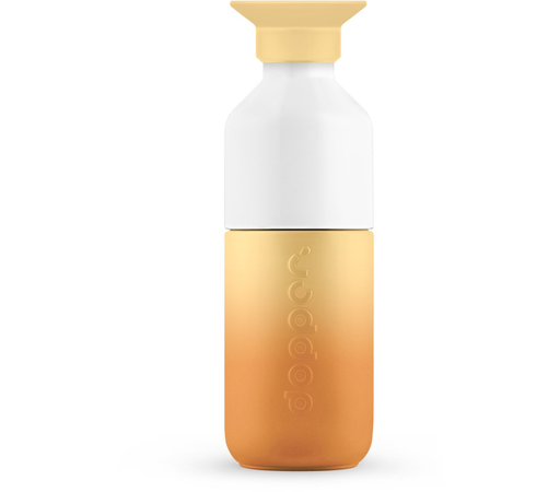 [9126] Steel Water Bottle 350ml Sunrise Yellow