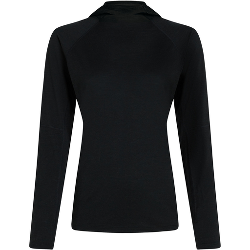 Women's 150 MerinoFine Ace LS Hoodie Black