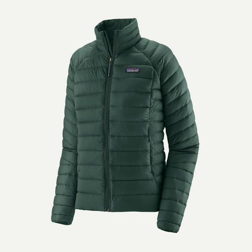 Down Sweater Dames Cascade Green