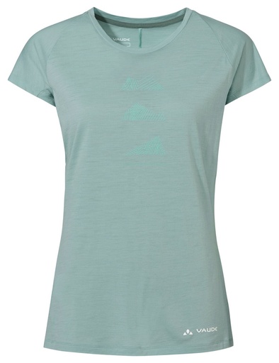 Women's Tekoa Wool T-Shirt Dusty Fern Uni