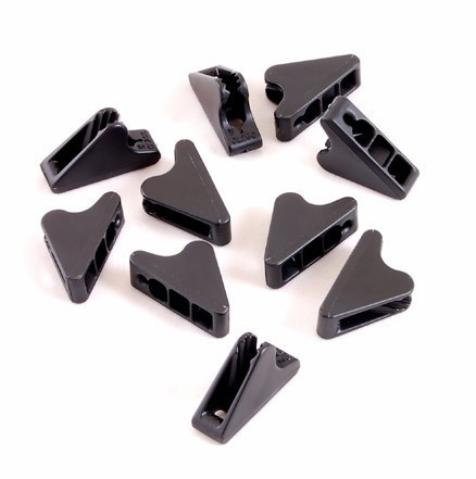 [034360] Line runners for 3mm guy line Black