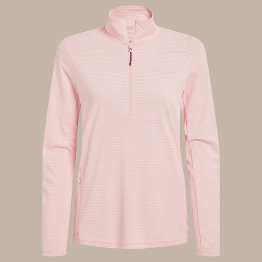 Women's NosiLife SolarShield+ Half Zip Top Sherbert