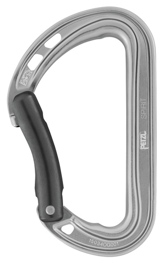 [M061AB02] Spirit Carabiner Bent Gate - Gray Gray