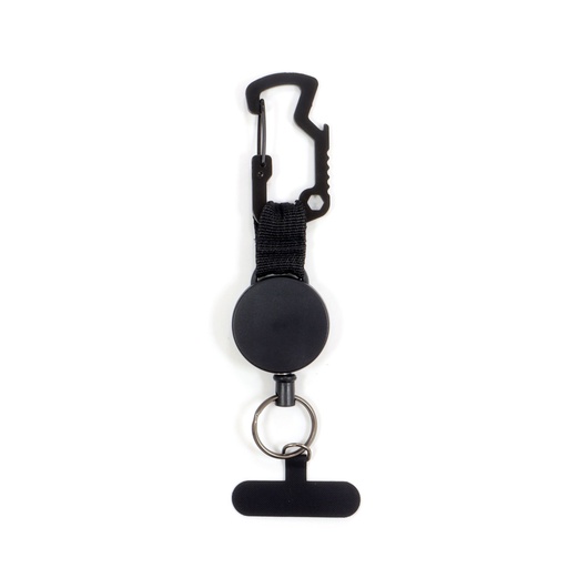 [179796] Carabiner With Phone Security Black