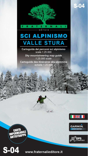 [FRAT.SKI.04] Valle Stura Ski touring map 1/25