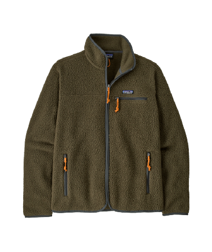 Men's Retro Pile Jacket Basin Green