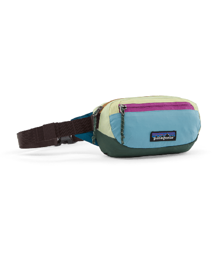 [49448-PWSN-ALL] Terravia Mini Hip Pack Patchwork: Snowmelt Blue