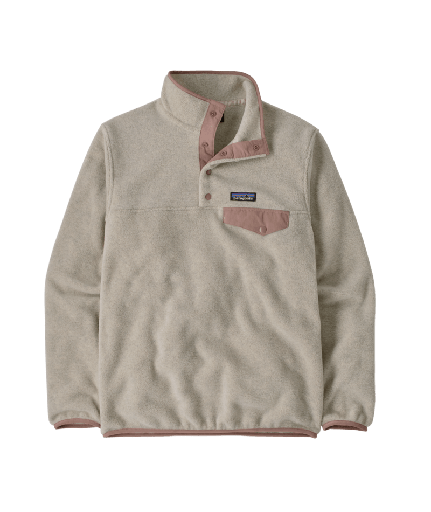 Women's Lightweight Synchilla Snap-T Fleece PullOver Oatmeal Heather w/Moonrise Taupe