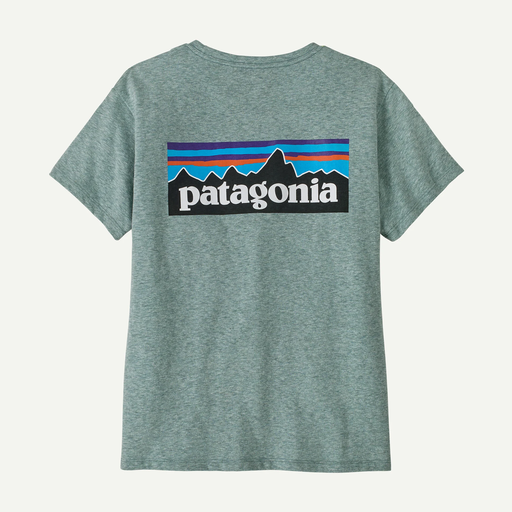 P-6 Logo Responsibili-Tee Dames Blue Sage
