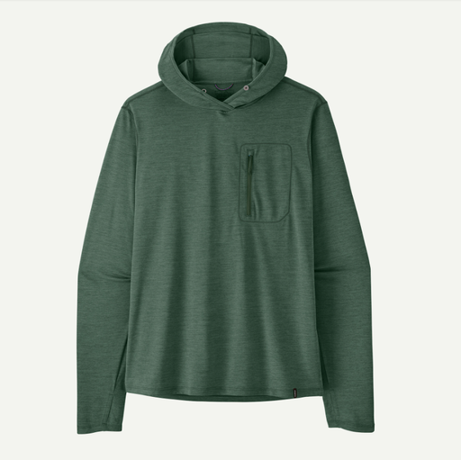 Men's Cap Cool Sun Hoody Canopy Green - Light Canopy Green X-Dye
