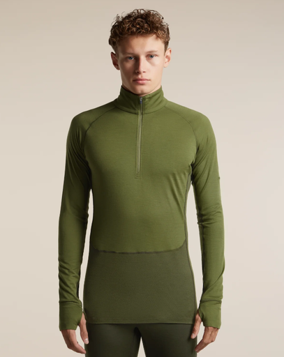 Men's Merino 200 ZoneKnit LS Half Zip Dk Loden/Sphagnum/Cb
