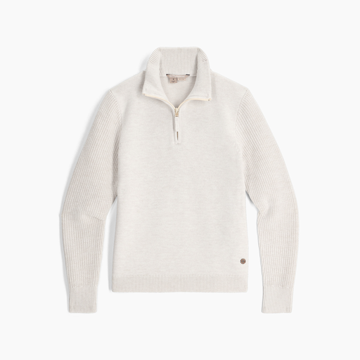 Westlands 1/4 Zip Dames Chalk Htr