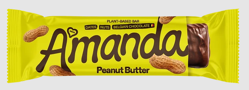[Amanda Peanut Butter] Plant-Based Belgian Chocolate Bar - Peanut Butter