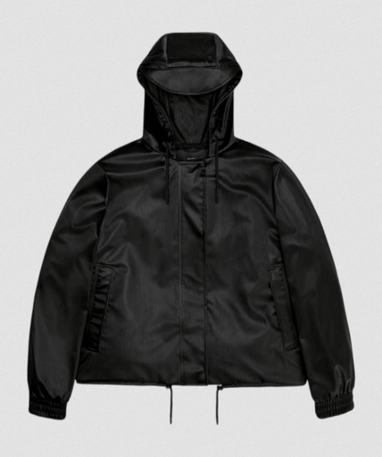 String W Jacket Black Grain