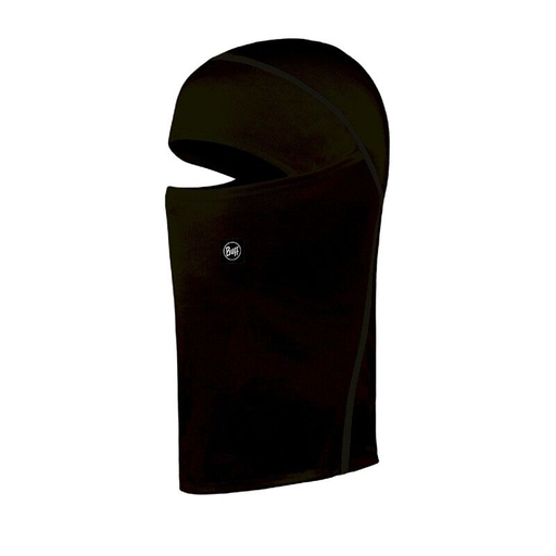 [138855 999] Merino Midweight Hinged Balaclava Solid Black