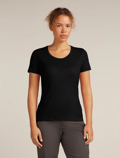 Women's Merino 150 Tech Lite SS Scoop Tee Black