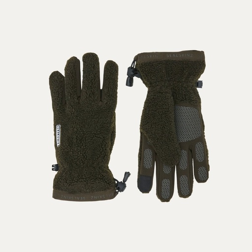 Hoveton - Waterproof Heavy Sherpa Fleece Glove Olive