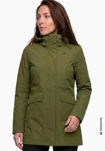 Women's 3in1 Parka Style Borkol Avocado Branch