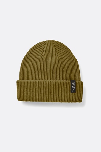 [QAB-67-OAK-ONE] Perimeter Rolled Beanie Oak