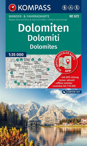 [KOMP.672.IT] 672 Dolomiten - Dolomiti - Dolomites
