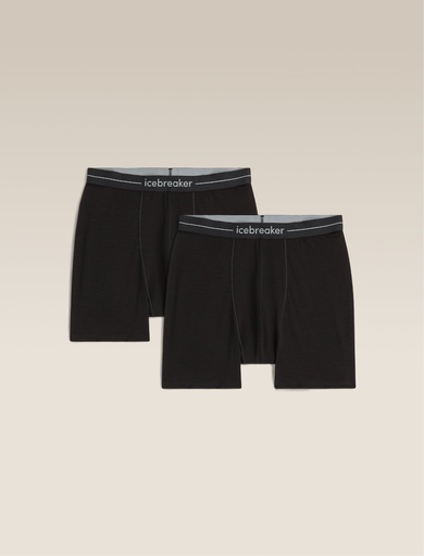 Men's Merino 150 Anatomica Boxers 2 Pack Black
