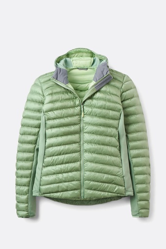 Womens Cirrus Flex Hoody Dark Fig Green