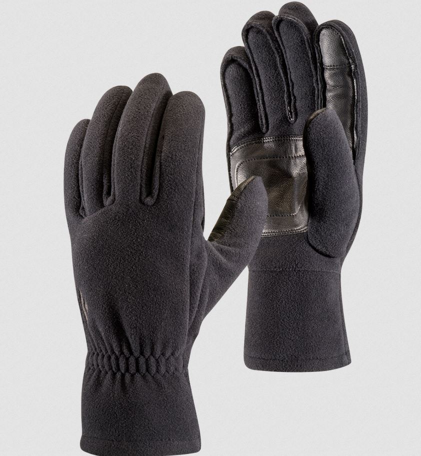 Midweight Windblock Fleece Gloves Black