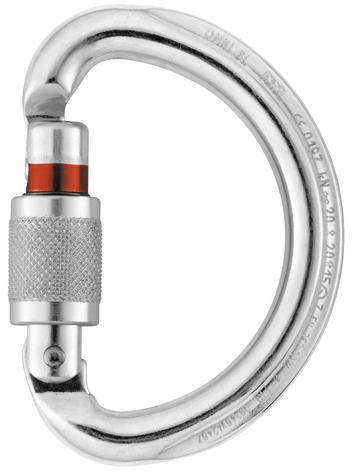 [M37 SL] Omni Screw-lock Carabiner Grijs