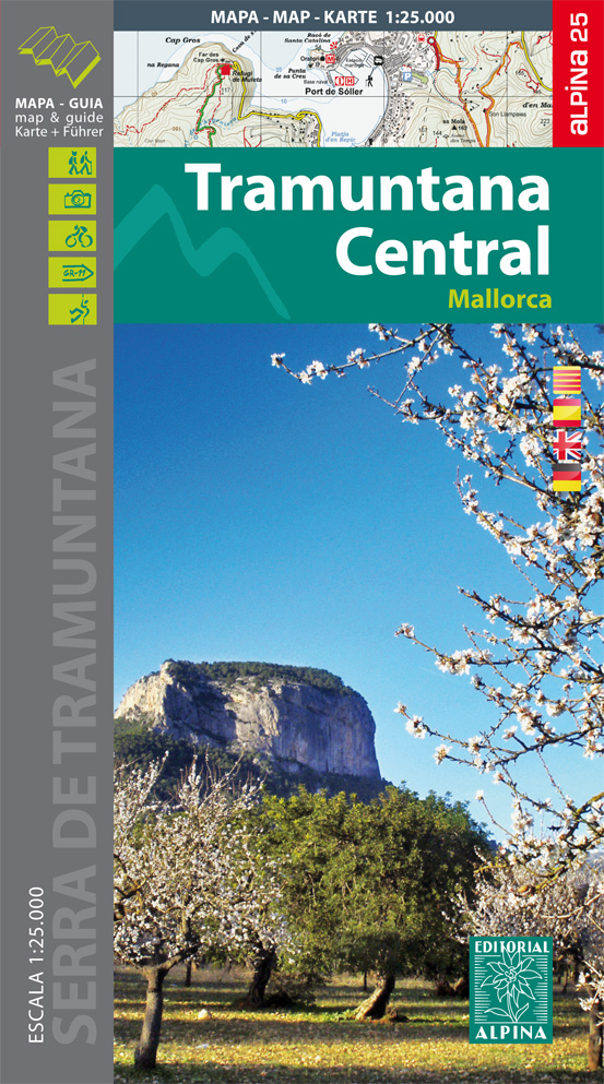 [ALPI.103-E25] Mallorca - Tramuntana Centr.l GR11 map&hiking guide - 1/25